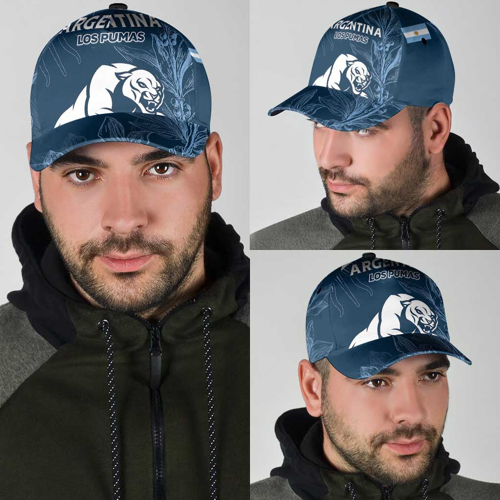 Argentina Rugby Los Pumas Classic Cap Laurel Wreath Inspired LT07