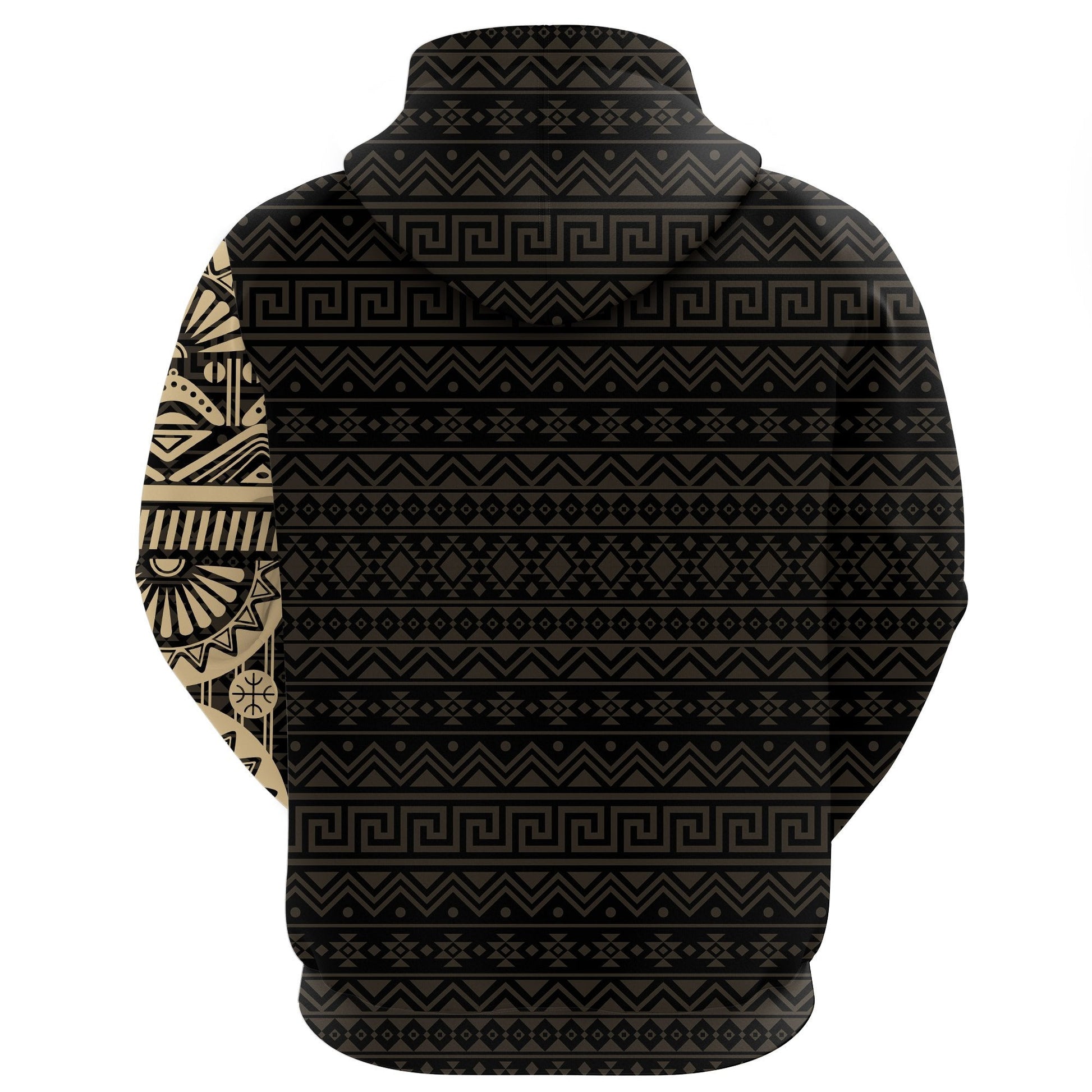 Inca Viracocha Zip Hoodie Tattoo Style