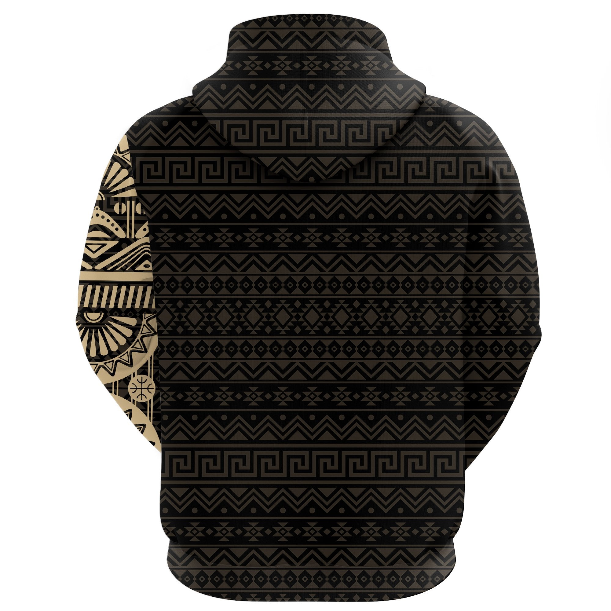 Inca Viracocha Zip Hoodie Tattoo Style