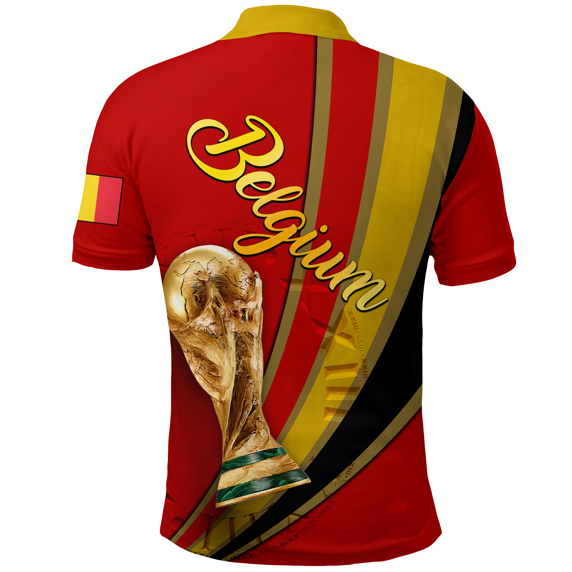 Belgium Polo Shirt Football 2022 LT2