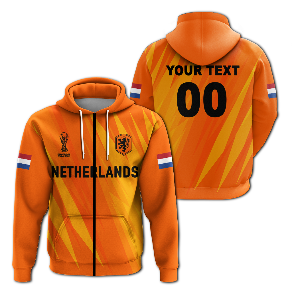Custom Netherlands Football 2022 Champions Pride Hoodie LT12