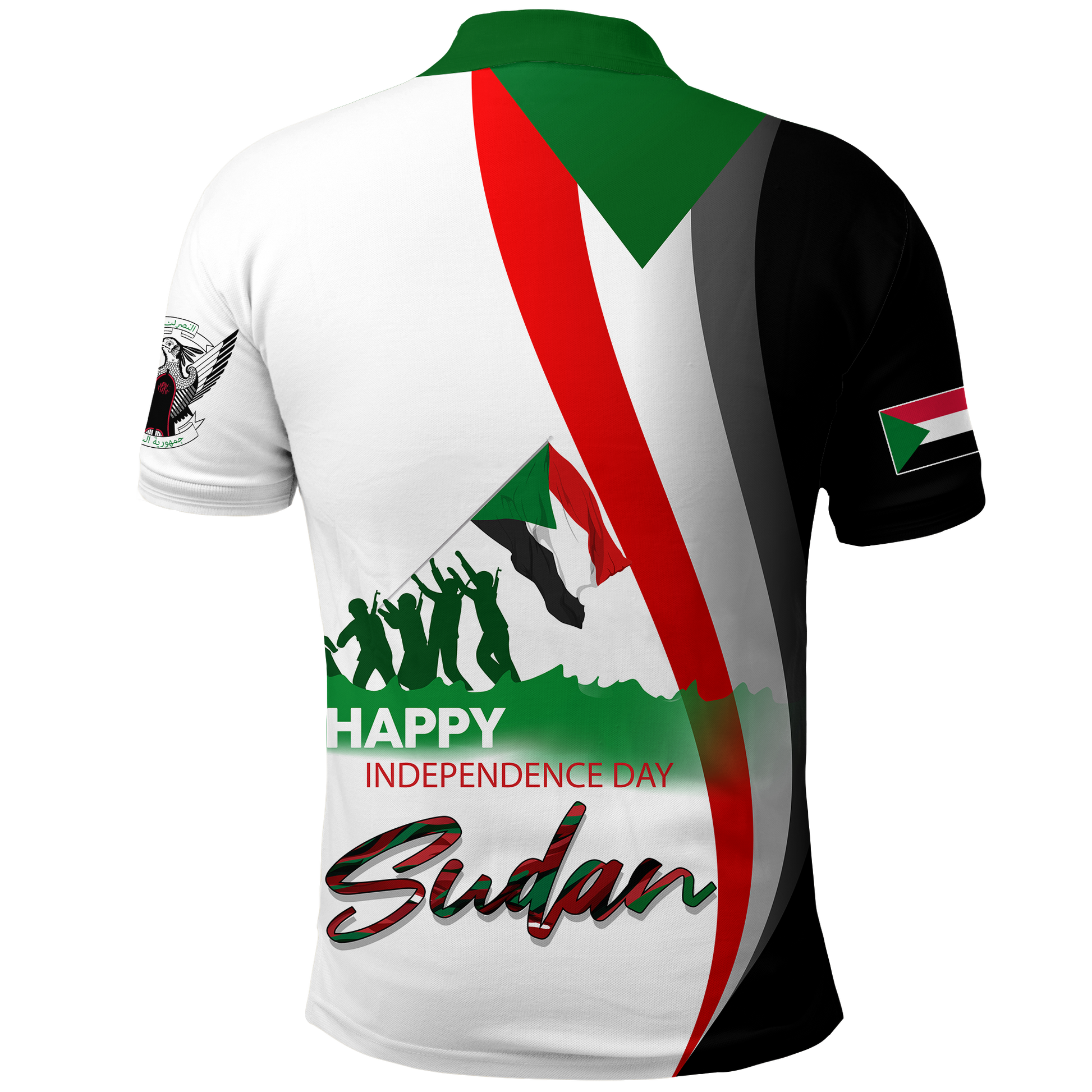 Sudan Happy Polo Shirt Independence Day LT2