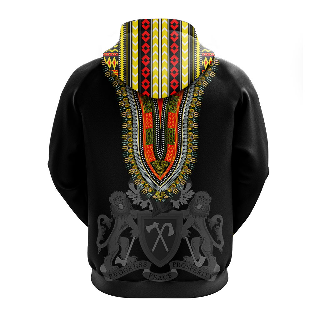 Gambia Happy Independence Day Dashiki Hoodie LT2