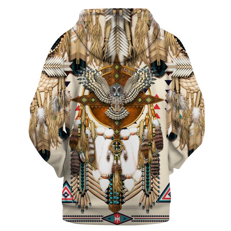 Owl Dreamcatcher Native American Hoodie LT10