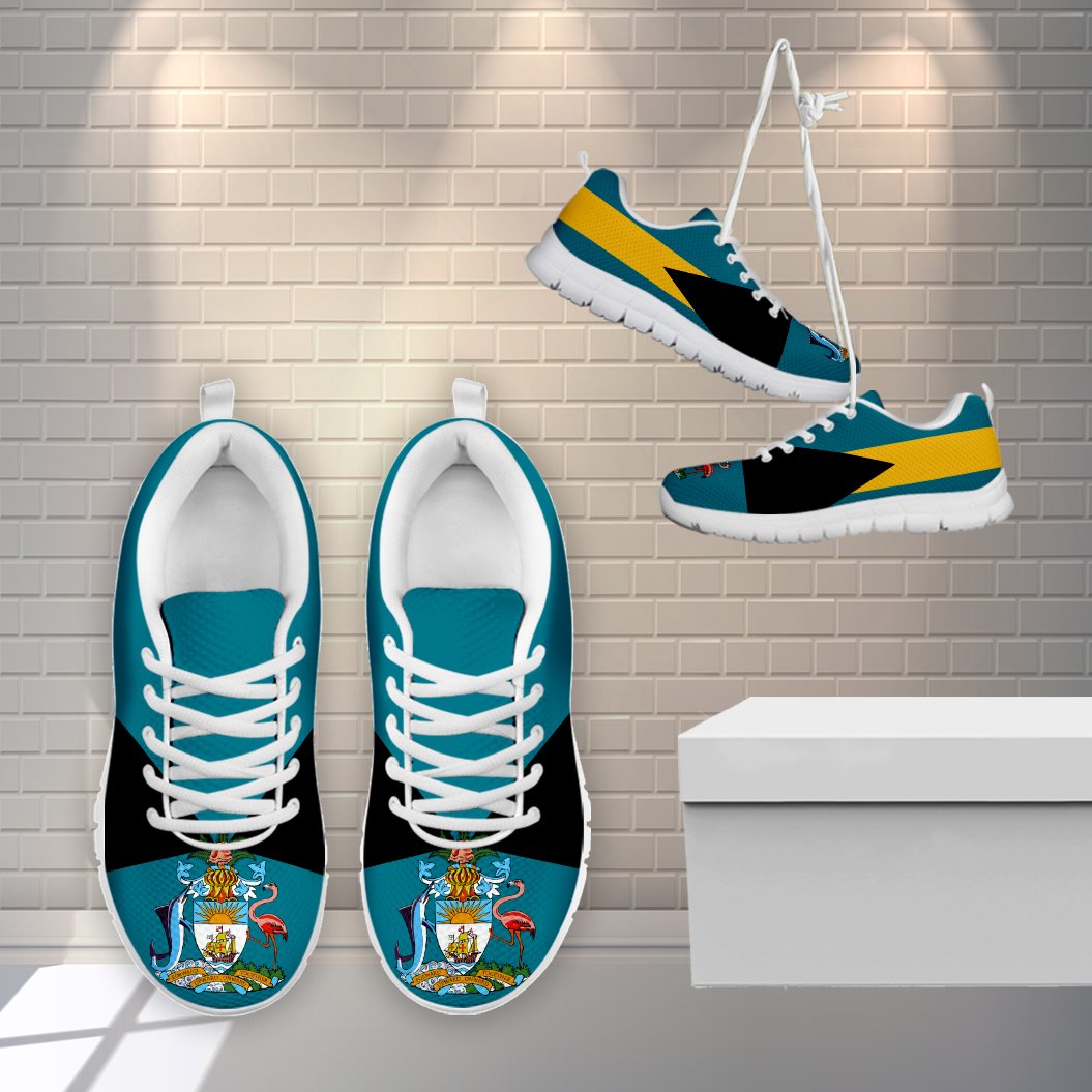 Bahamas Shoes - Flag And Coat Of Arms Sneakers 2