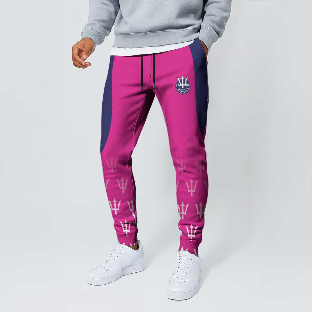 Barbados Royals Cricket Jogger Pants Back to Back Champions LT01