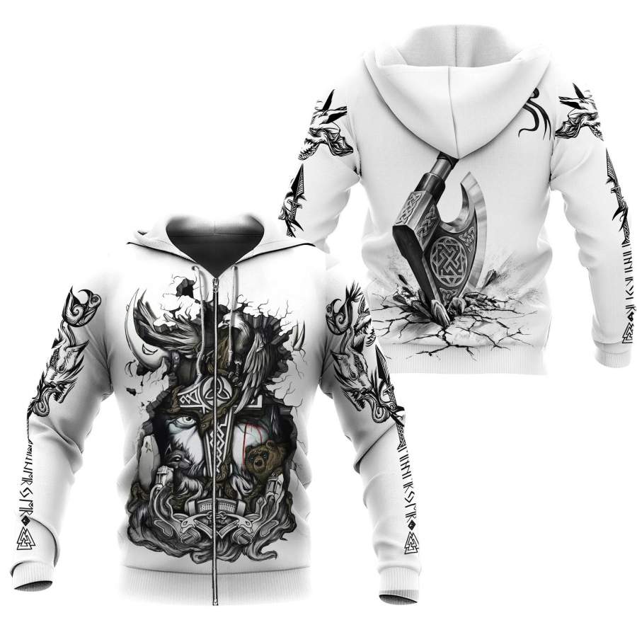 Viking Clothing Viking Odin Hoodie RLT12