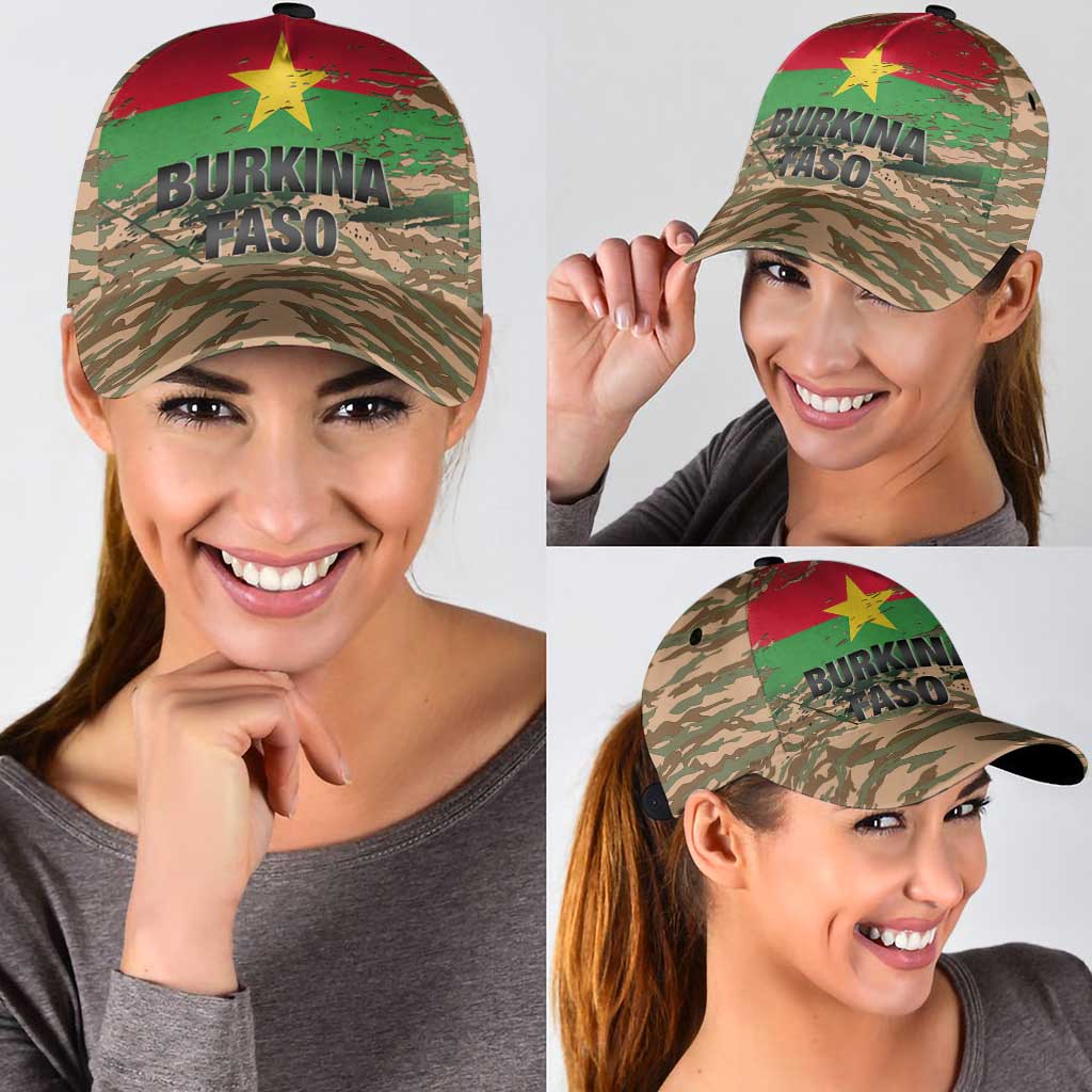Burkina Faso Military Classic Cap Bravo Caption Traore Viva Burkina Faso Nation LT15