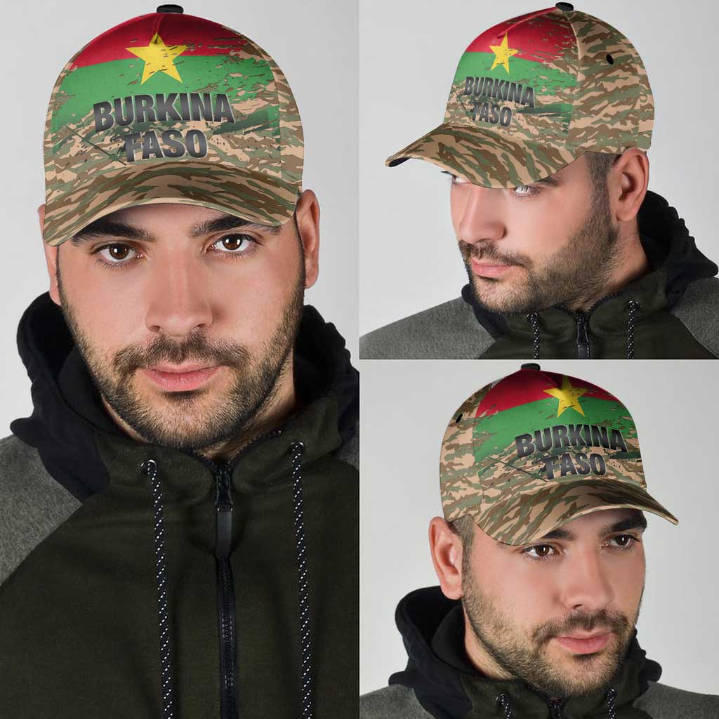Burkina Faso Military Classic Cap Bravo Caption Traore Viva Burkina Faso Nation LT15
