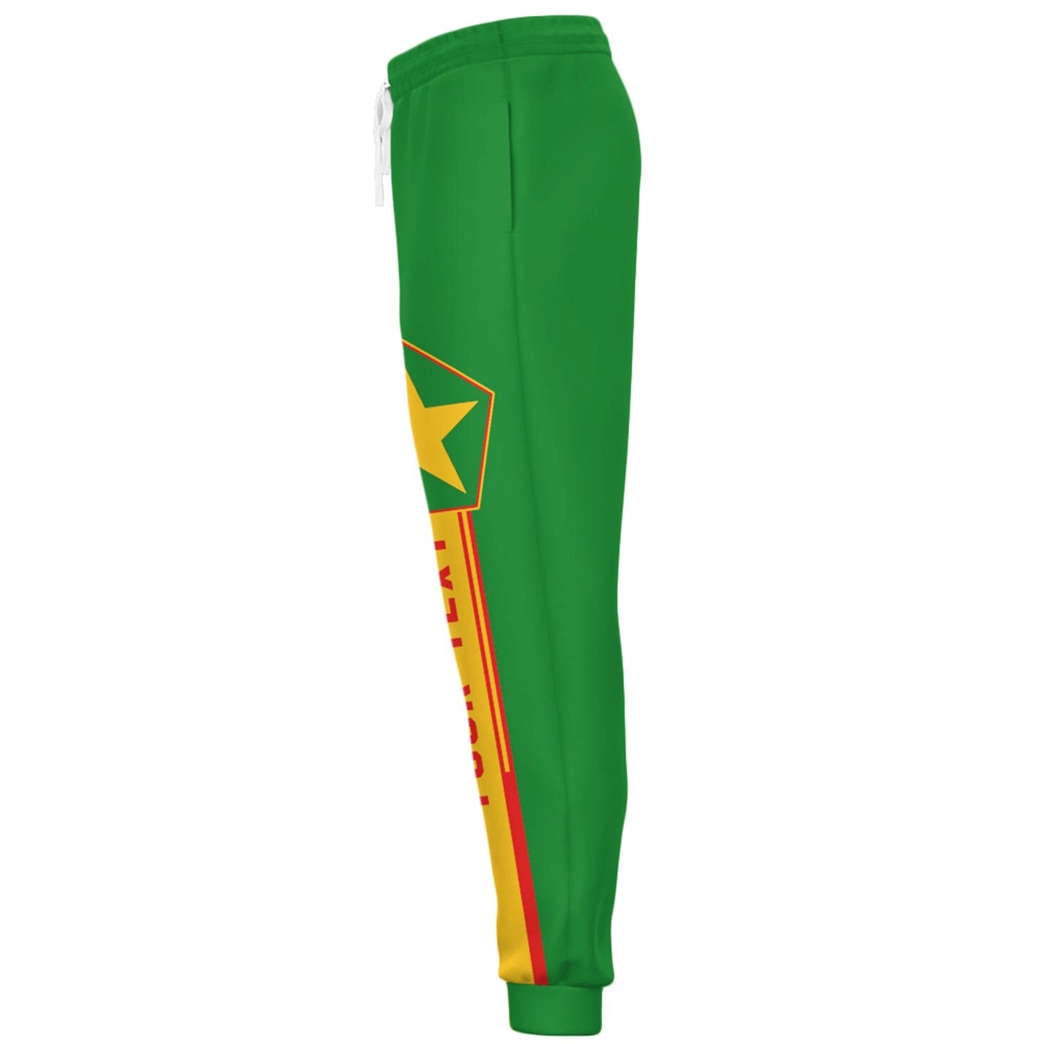 (Custom) African Pants - Burkina Faso Pentagon Style Jogger Pant