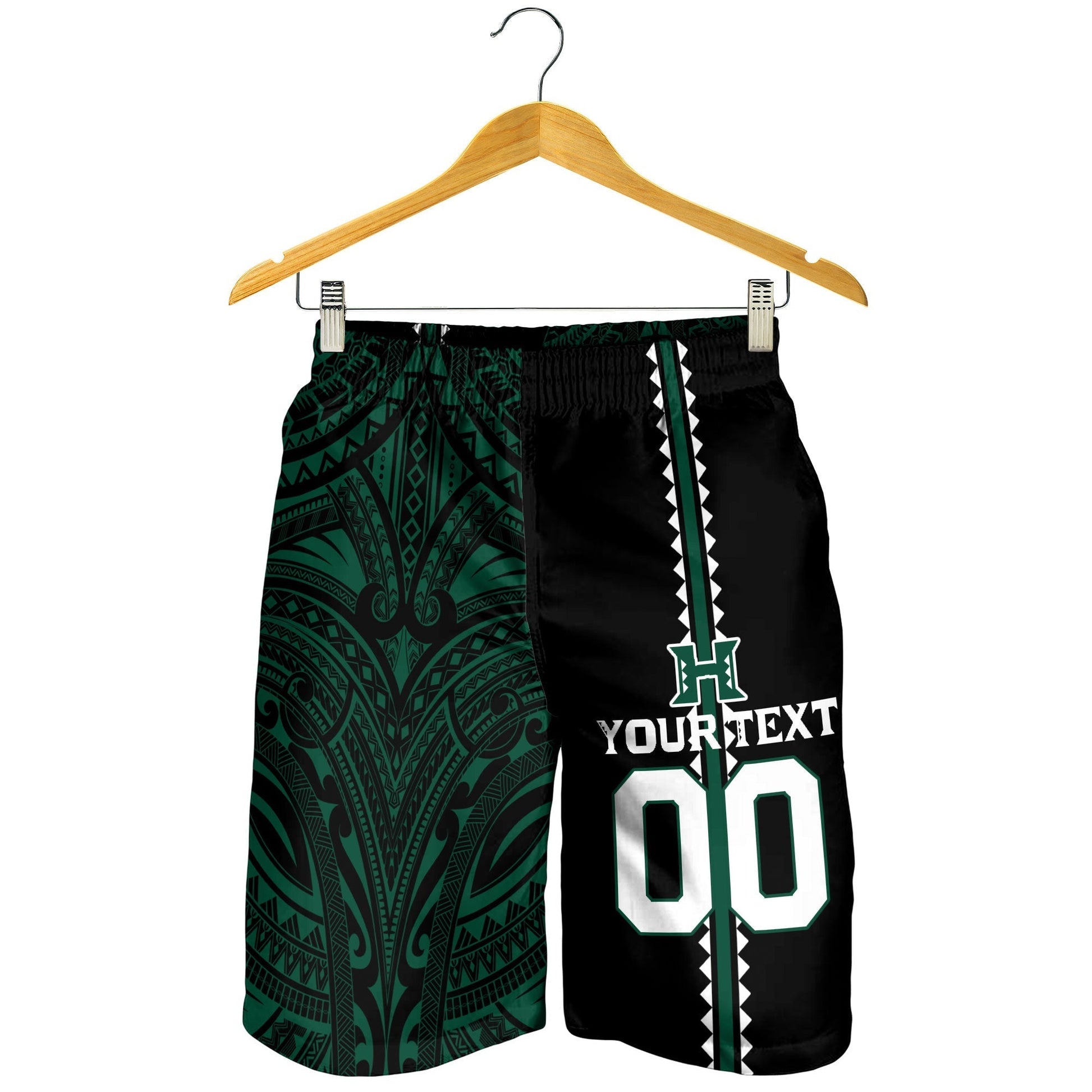 (Custom Personalised) Hawaii Kakau Warrior Football Men Short LT12