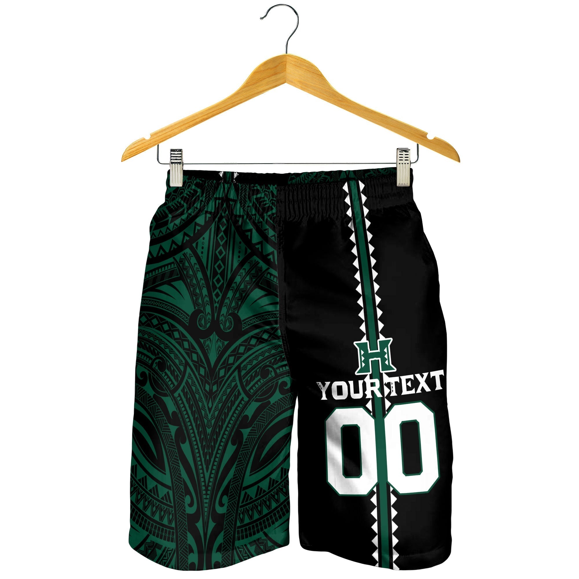 (Custom Personalised) Hawaii Kakau Warrior Football Men Short LT12