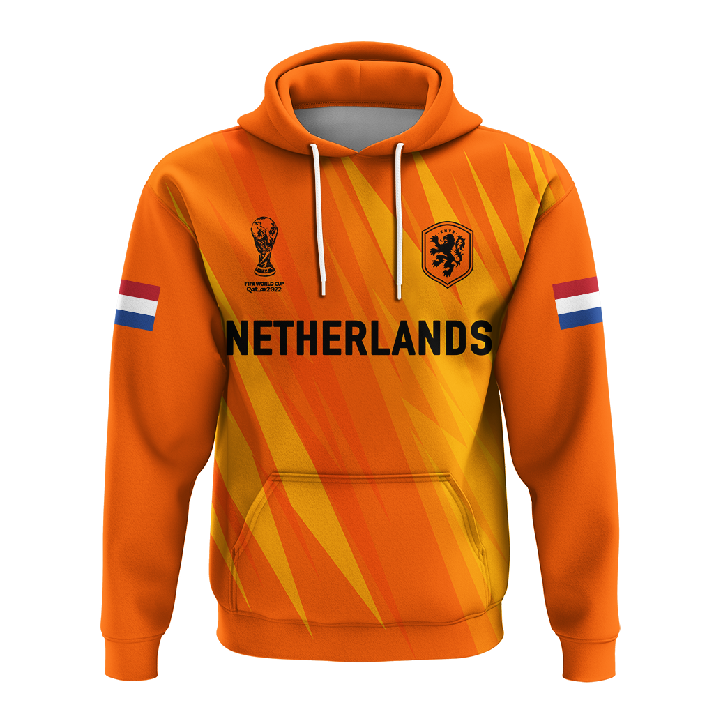 Custom Netherlands Football 2022 Champions Pride Hoodie LT12