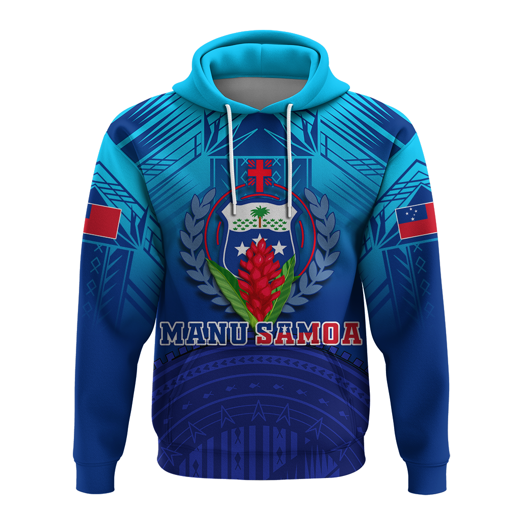 Custom Personalised Manu Samoa Legend Hoodie LT12