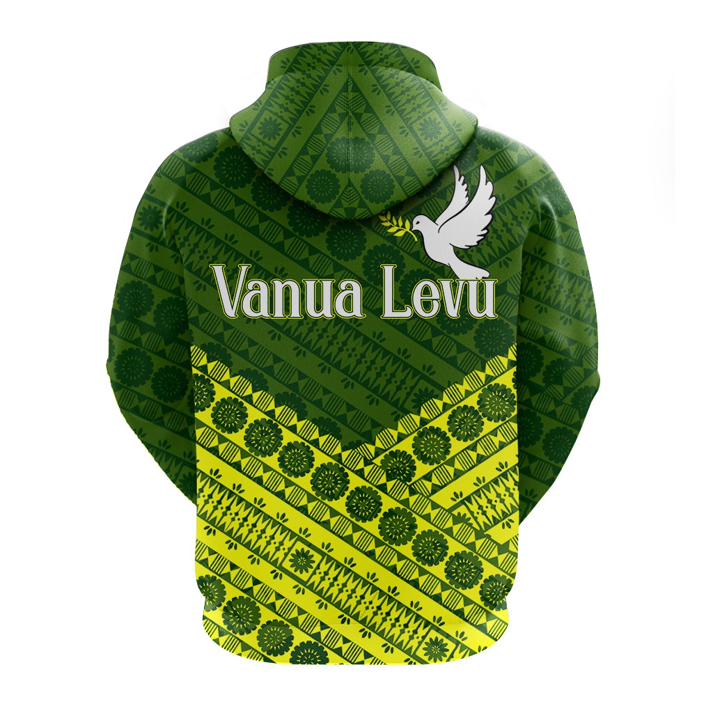 Vanualevu Fiji Hoodie Tapa Pattern LT12
