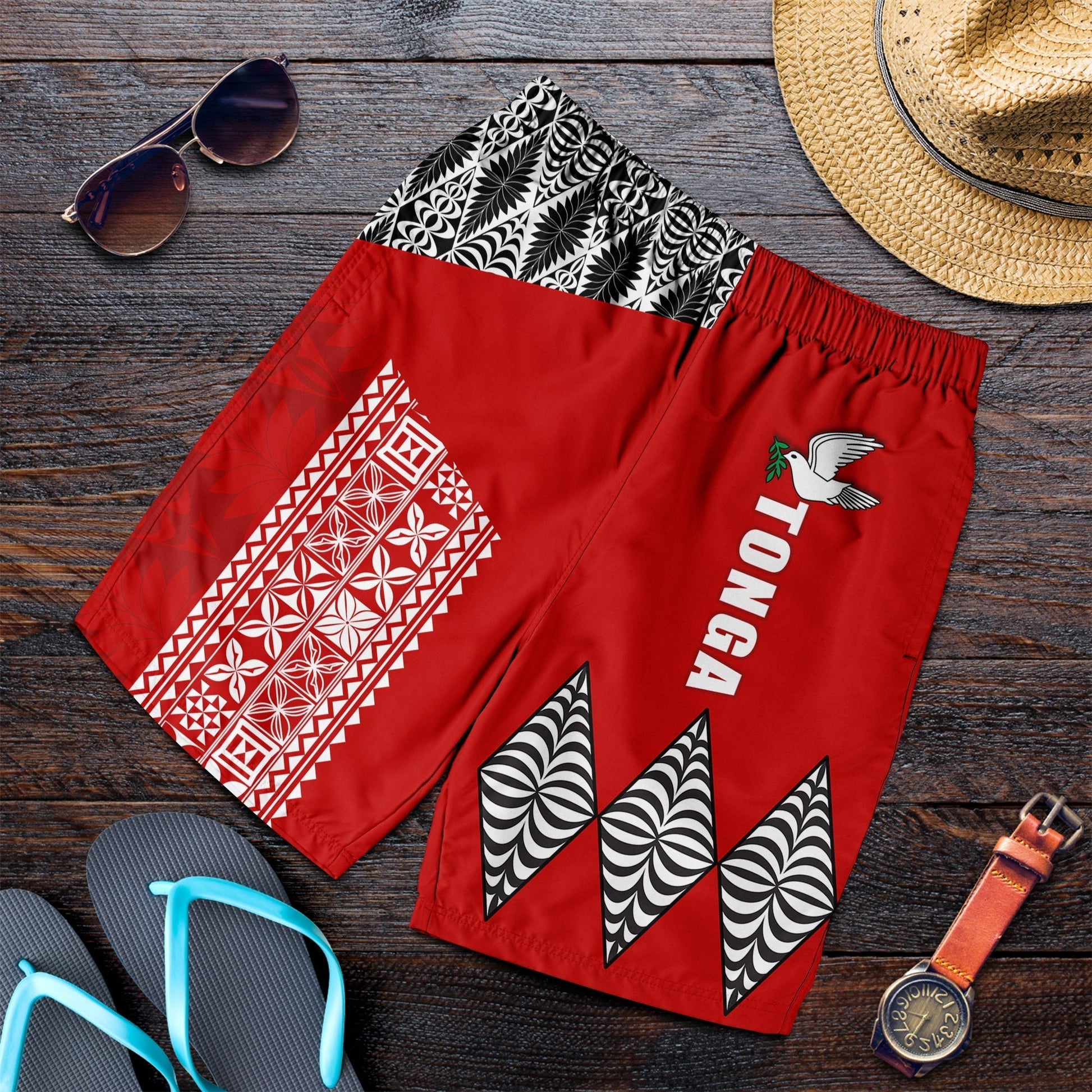 Tonga Rugby Men Shorts Mate Ma'a Tonga LT13