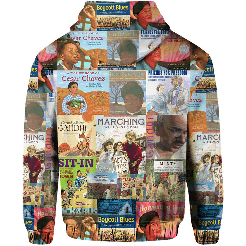 Civil Rights MovemenHoodie Painting Book Vibes LT8