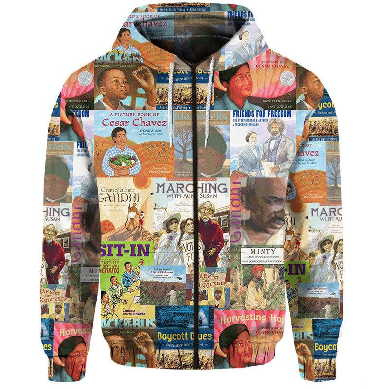 Civil Rights MovemenHoodie Painting Book Vibes LT8