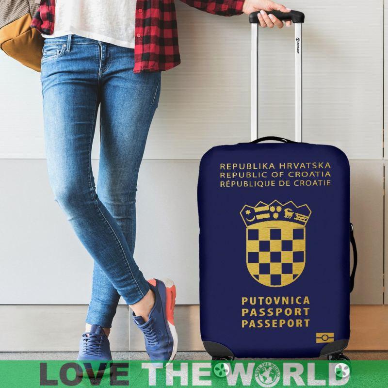 Croatia Passport Luggage Cover