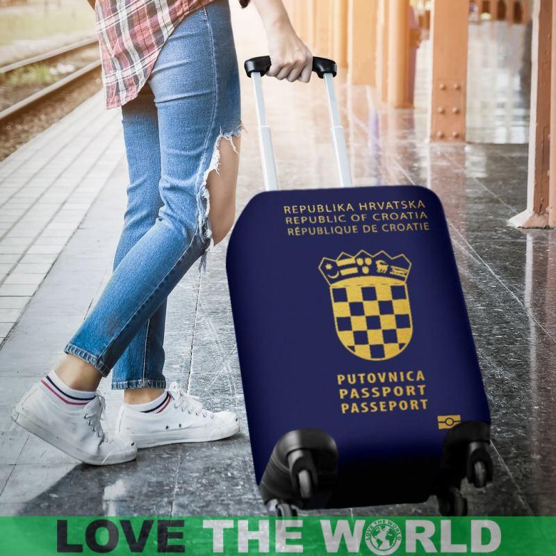 Croatia Passport Luggage Cover