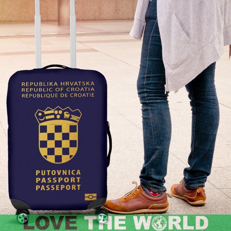 Croatia Passport Luggage Cover