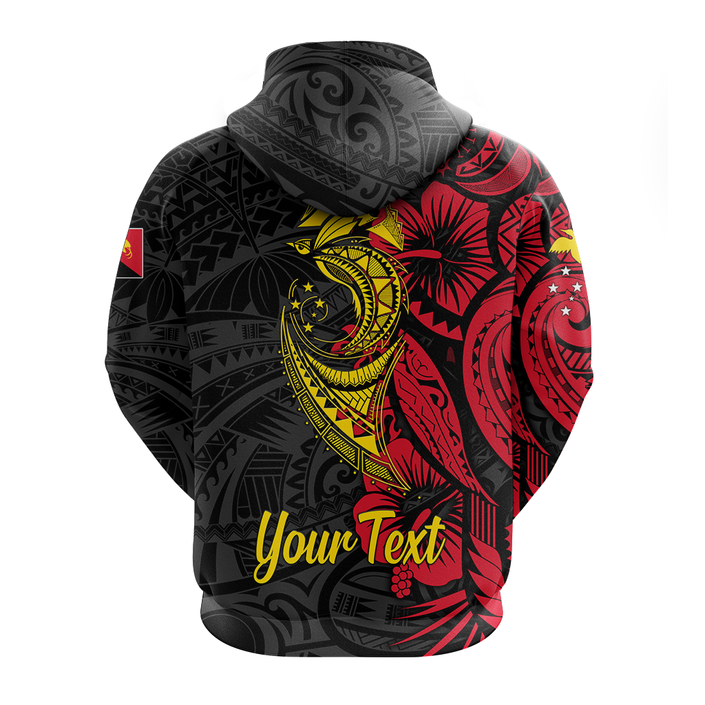 Custom Personalised Papua New Guinea 47th Independence Day Bird Of Paradise Hoodie LT2