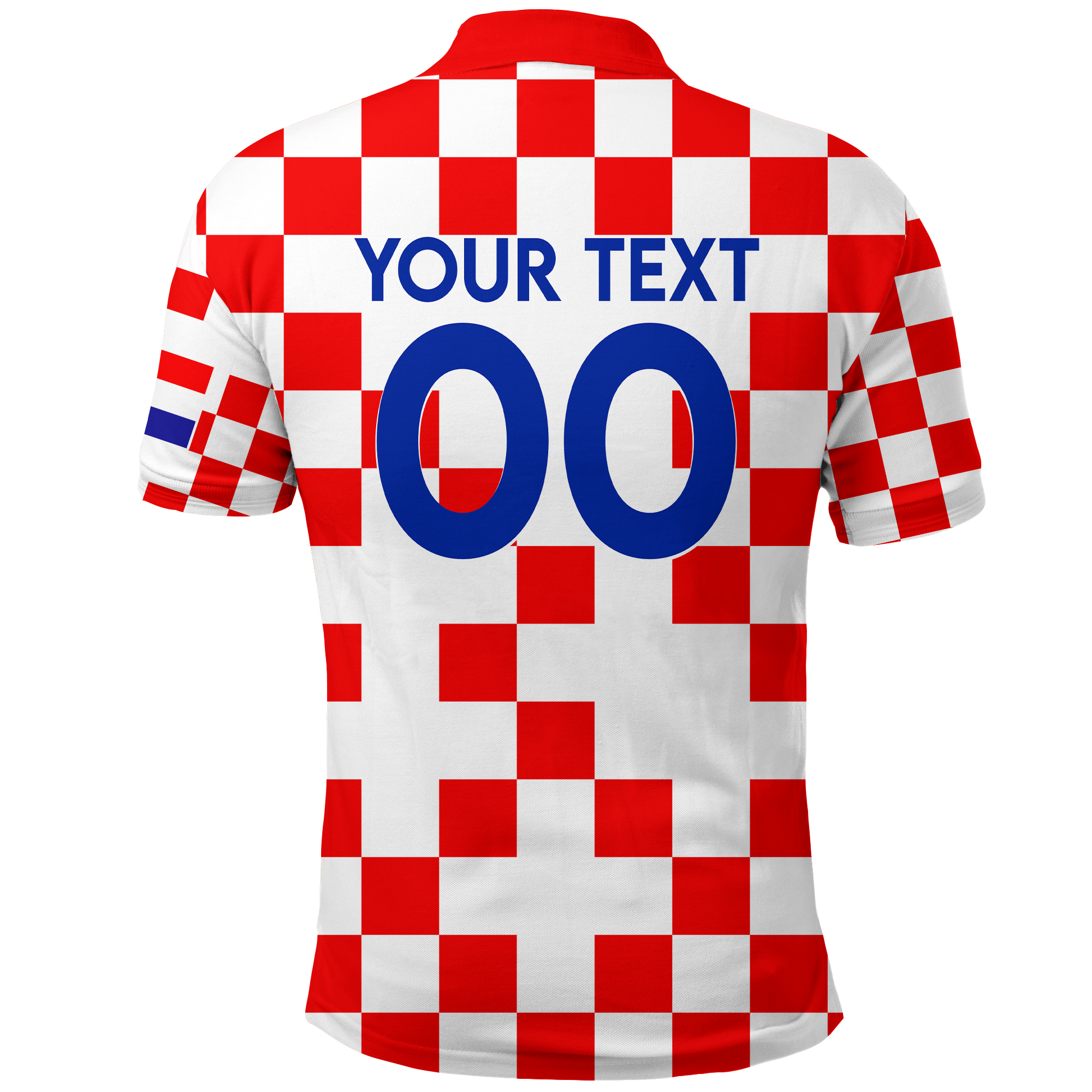 Custom Croatia Polo Shirt Football 2022 LT2