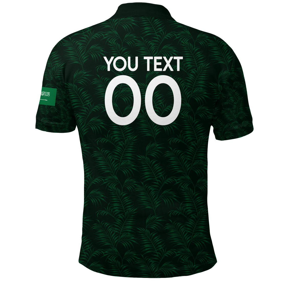 Custom Saudi Arabia Polo Shirt Football 2022 LT2