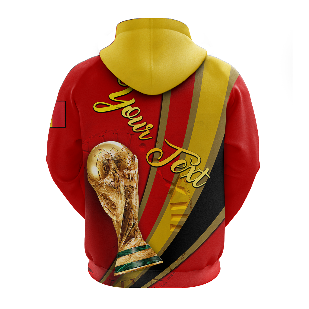 Custom Belgium Football 2022 Hoodie LT2