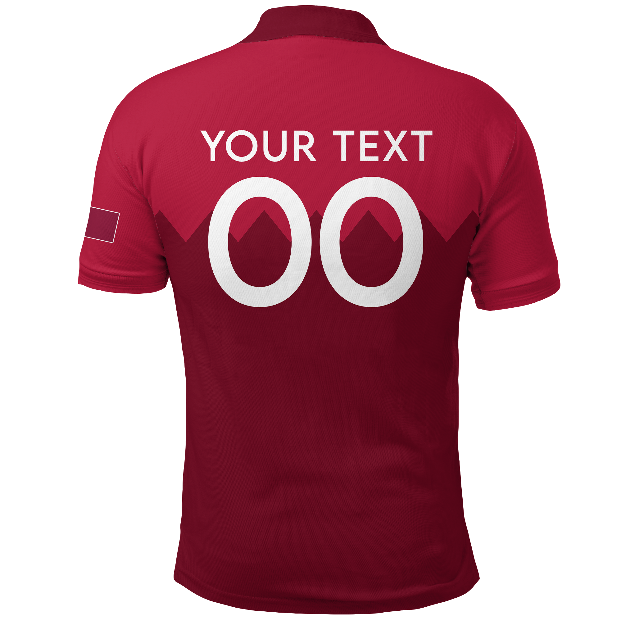 Custom Qatar Polo Shirt Football 2022 LT2