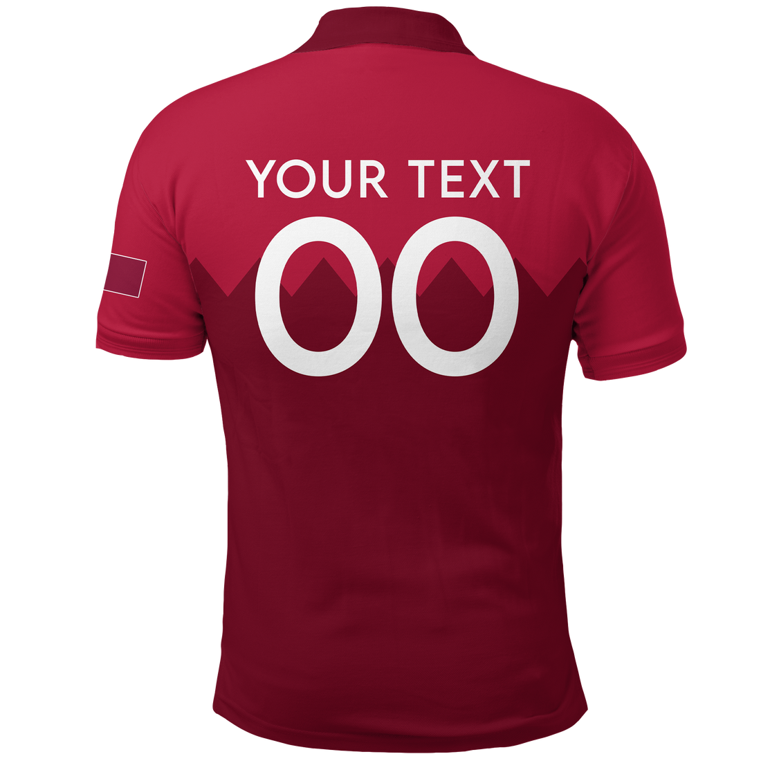 Custom Qatar Polo Shirt Football 2022 LT2