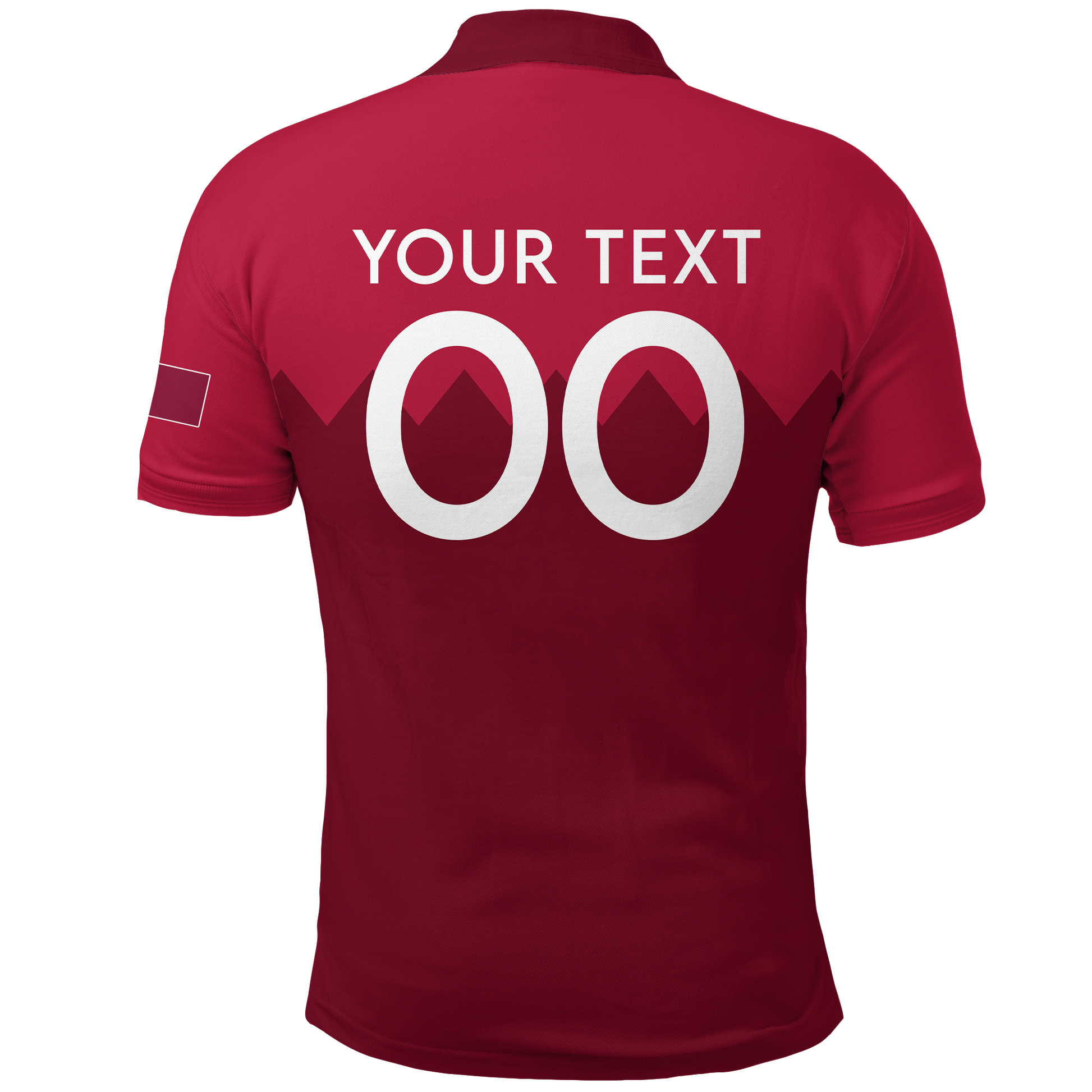 Custom Qatar Polo Shirt Football 2022 LT2
