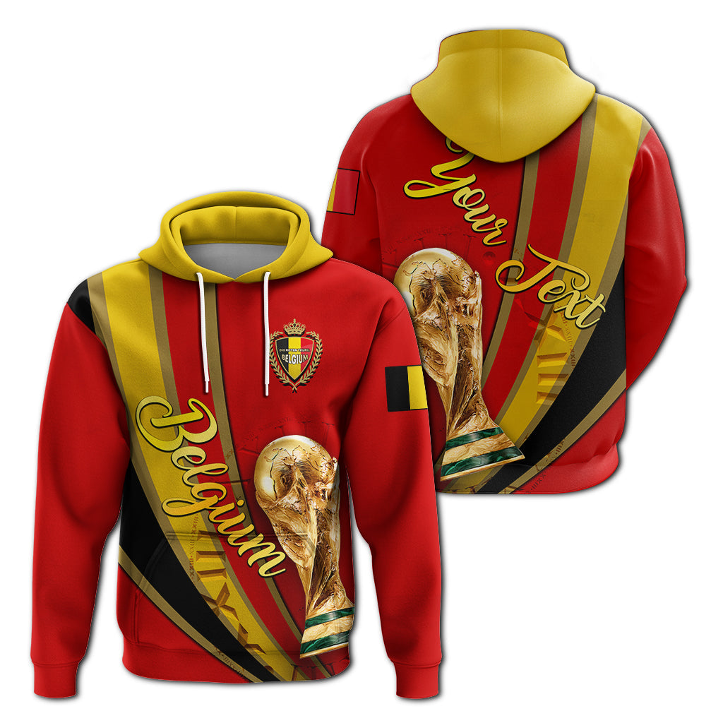 Custom Belgium Football 2022 Hoodie LT2