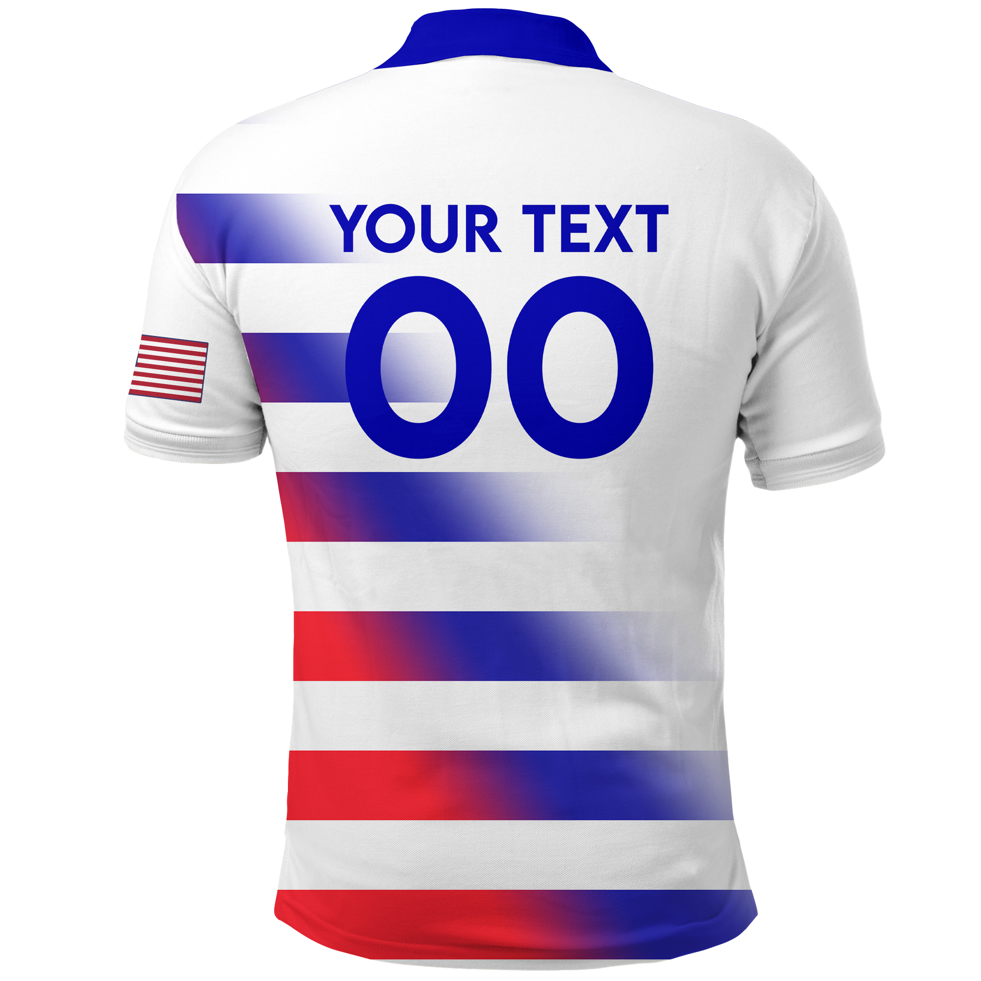 Custom USA Polo Shirt Football 2022 LT2