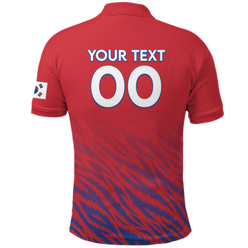 Custom Korea Polo Shirt Football 2022 LT2