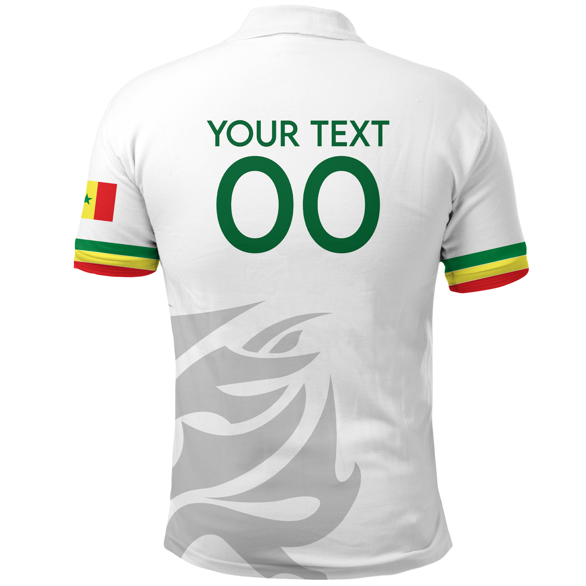 Custom Senegal Polo Shirt Football 2022 LT2