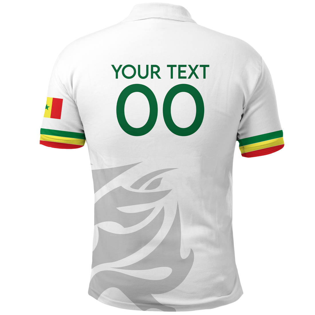 Custom Senegal Polo Shirt Football 2022 LT2