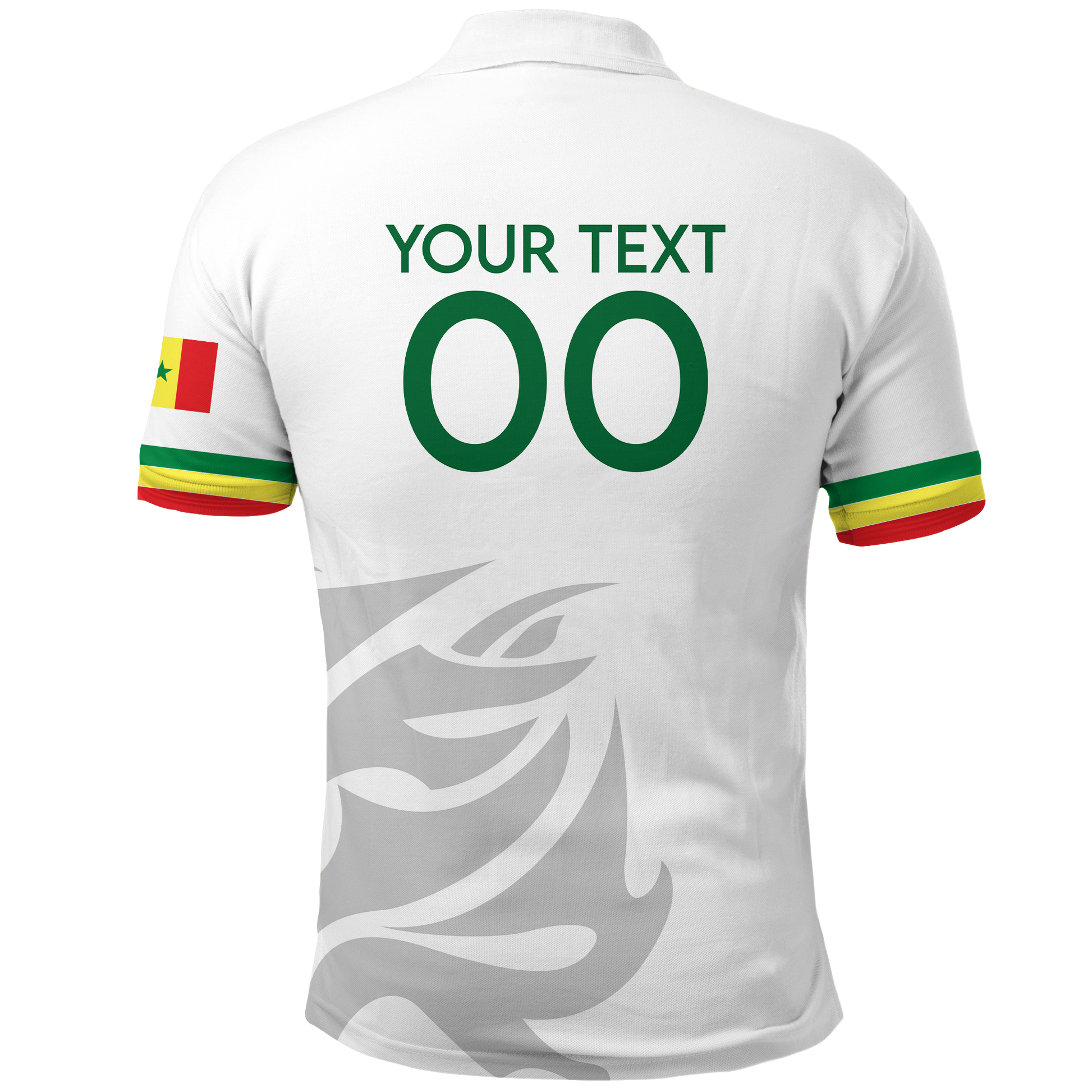 Custom Senegal Polo Shirt Football 2022 LT2