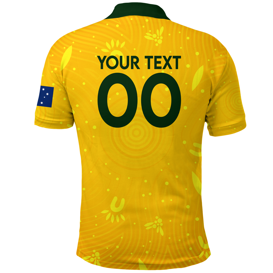Custom Australia Polo Shirt Football 2022 LT2