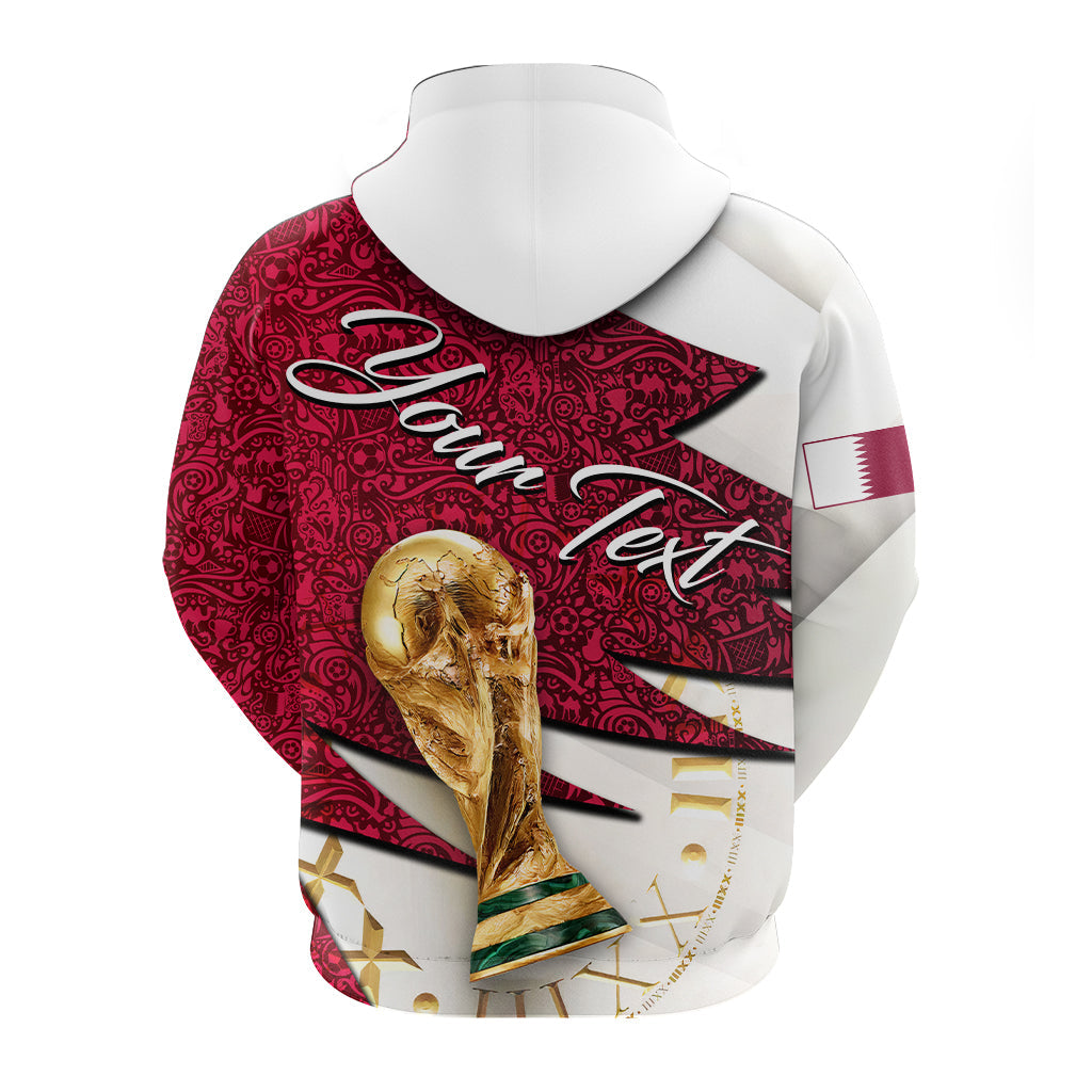Custom Qatar Football Team Football 2022 Hoodie LT2