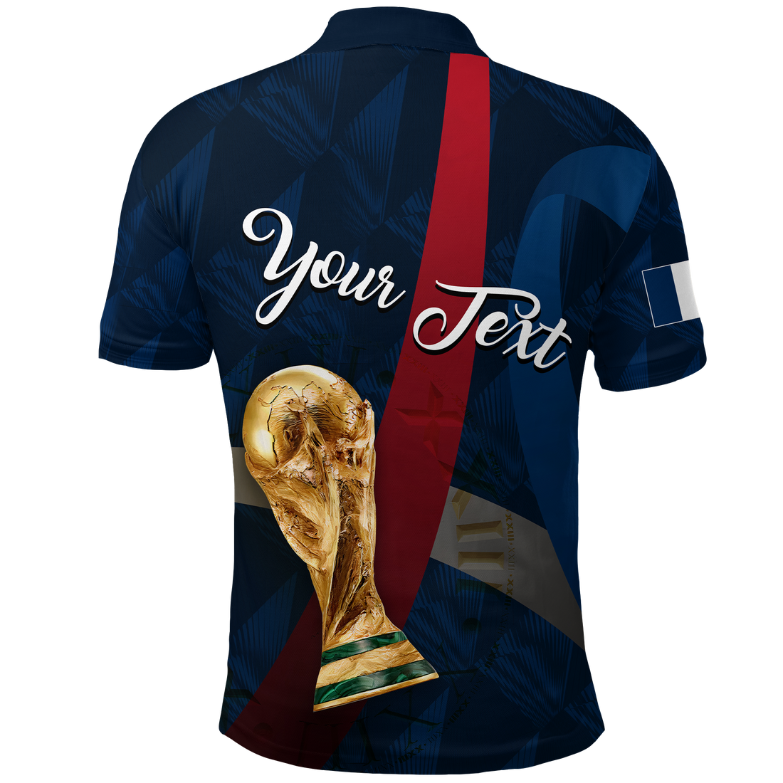 Custom France Polo Shirt Football 2022 LT2