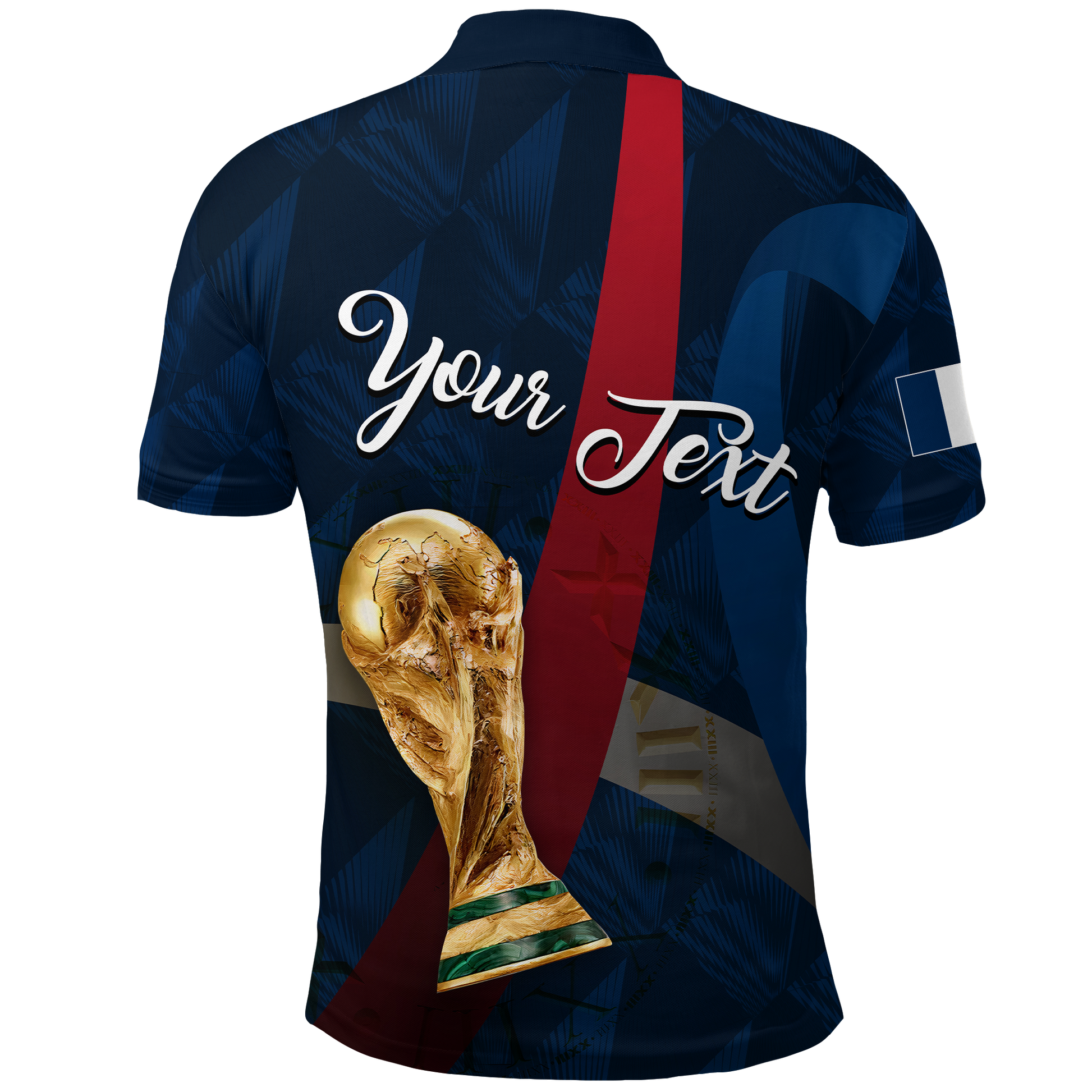 Custom France Polo Shirt Football 2022 LT2