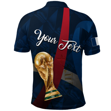 Custom France Polo Shirt Football 2022 LT2