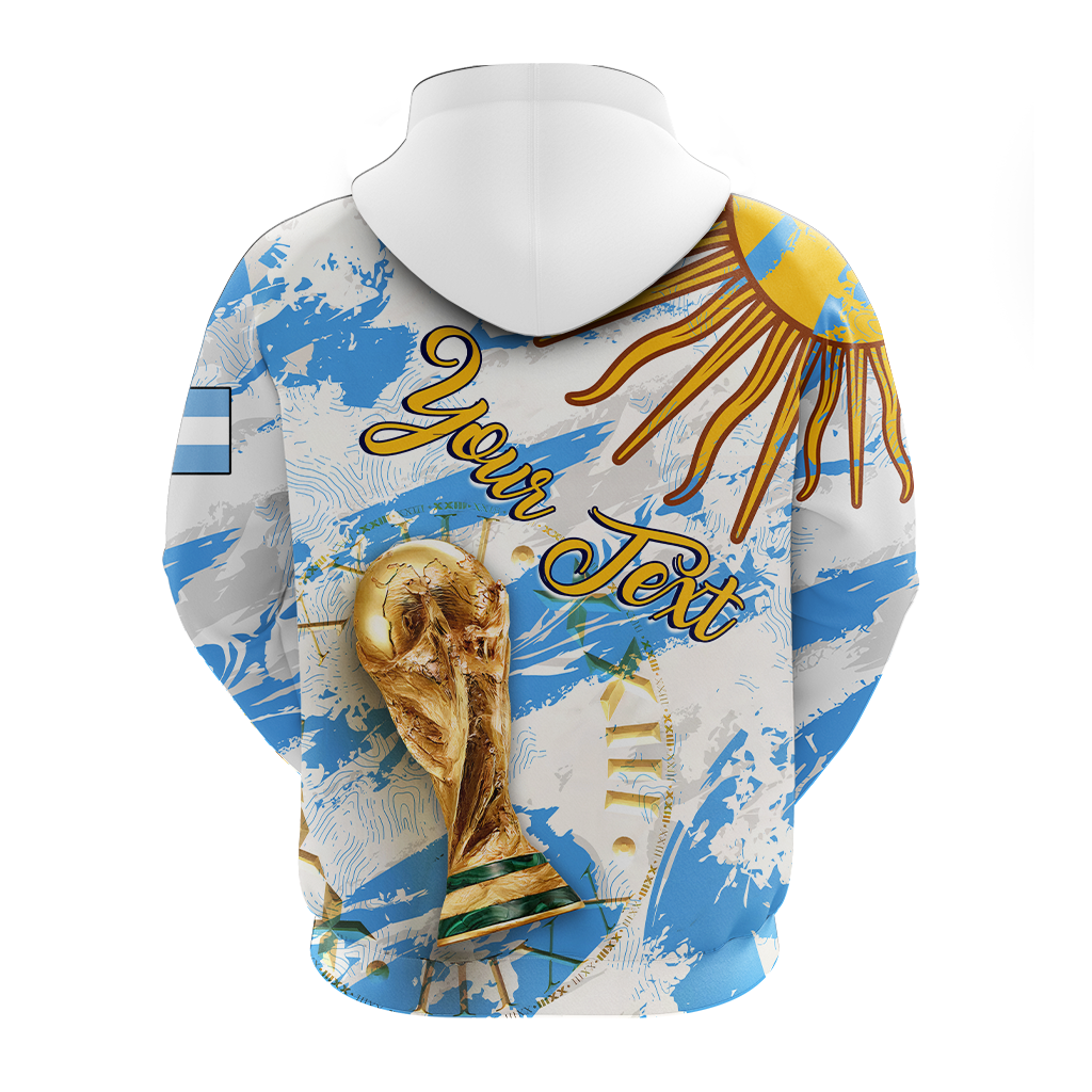 Custom Argentina Football 2022 Hoodie LT2