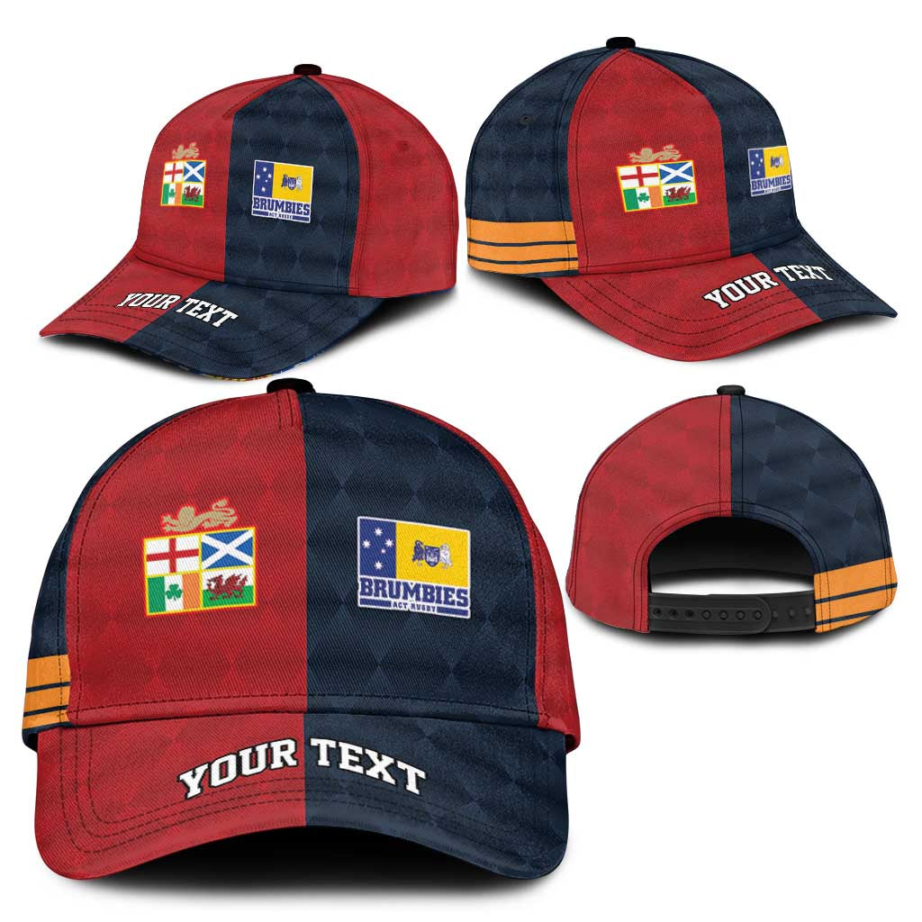 Custom British Lions Australia ACT Classic Cap Sporty Style LT09