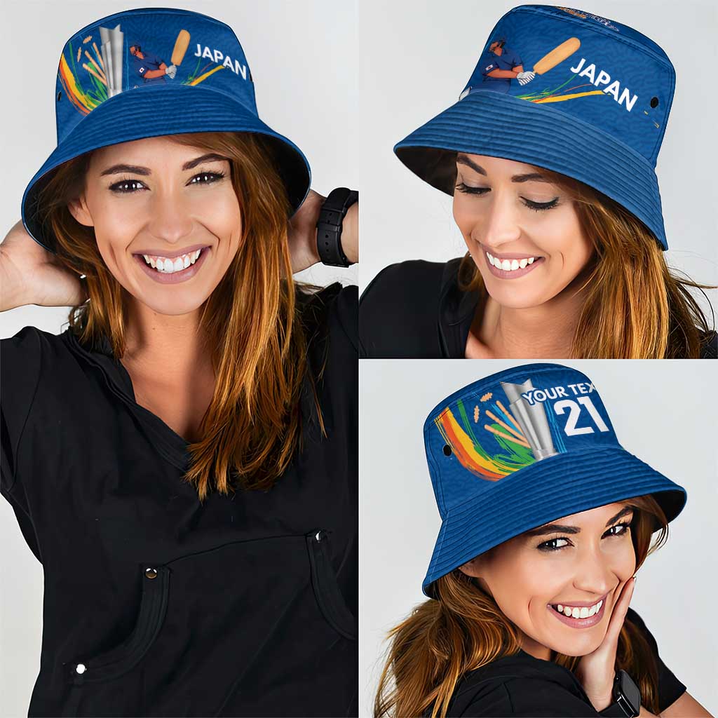Custom Cricket Japan East Asia-Pacific Bucket Hat Japan Momentum Unleashed LT9