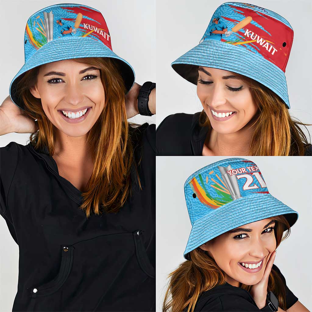Custom Cricket Kuwait East Asia-Pacific Bucket Hat Kuwait Chase for Triumph LT9