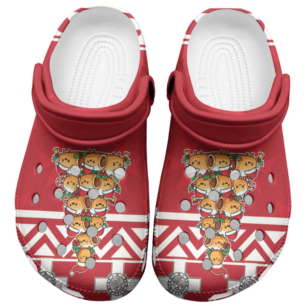 Cute Maltese Imqaret Pastry Christmas Clogs Shoes Christmas Joy in Malta LT19