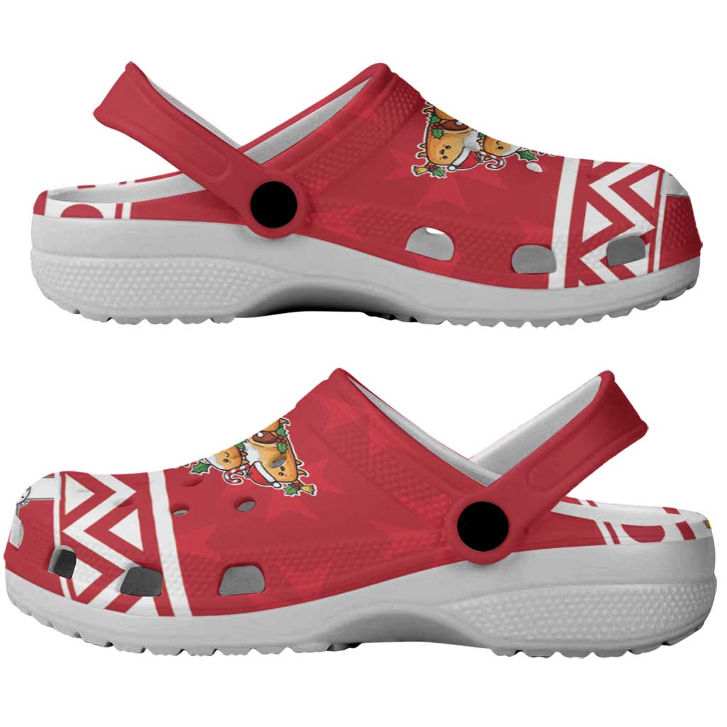 Cute Maltese Imqaret Pastry Christmas Clogs Shoes Christmas Joy in Malta LT19