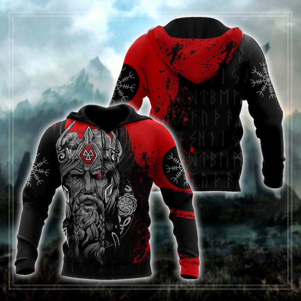 Viking Clothing Viking Odin 3D Hoodie RLT12